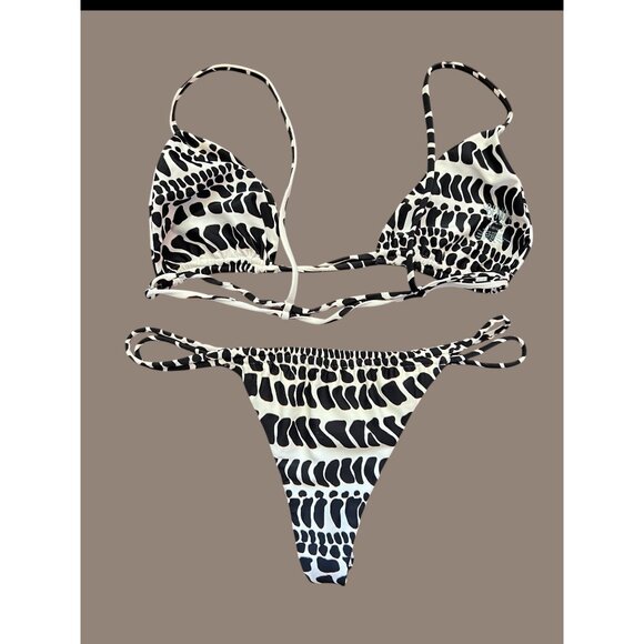 BENOA HEBREW CONE BIKINI SET - SIZE MEDIUM (SIENNA TOP / ANINI BOTTOMS) - Picture 2 of 5